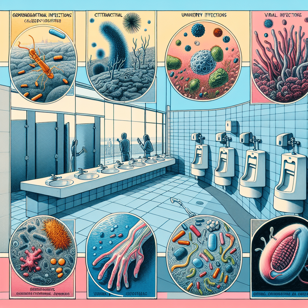 Quelles maladies peut-on attraper aux toilettes - crédits Dall E 3