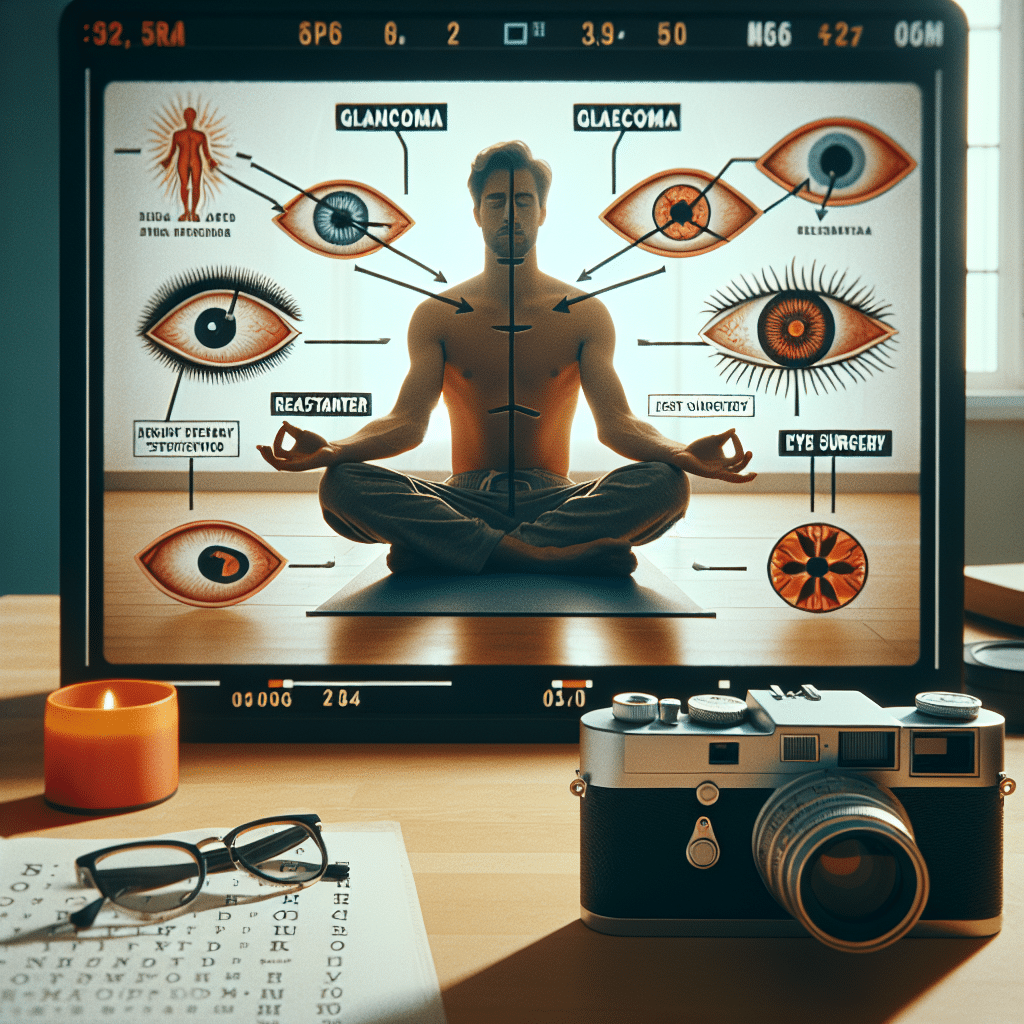 Contre-indications du yoga des yeux - crédits Dall E 3