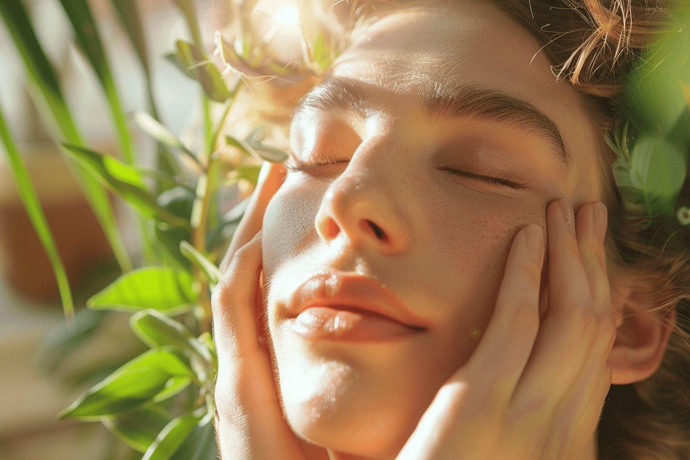 Yoga visage avant apres