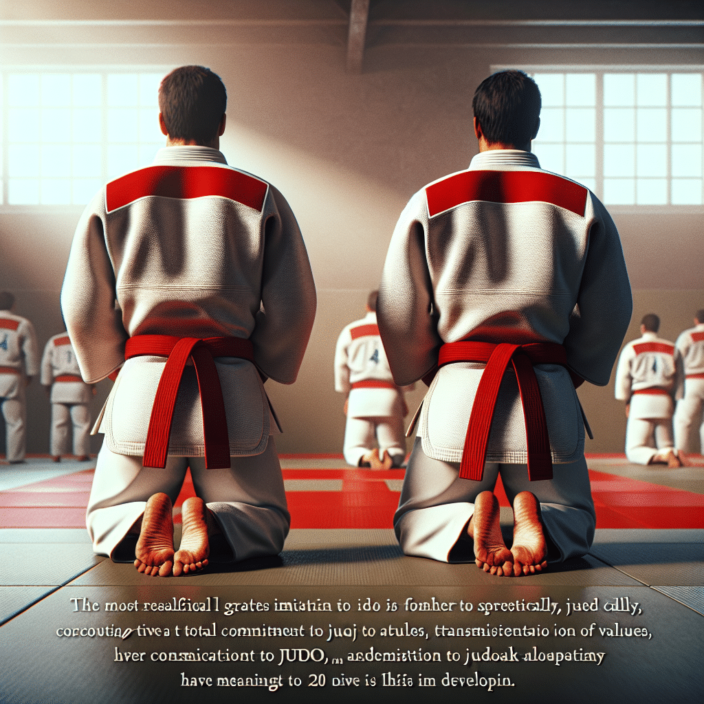 Combien de ceinture rouge de judo dans le monde - crédits Dall E 3
