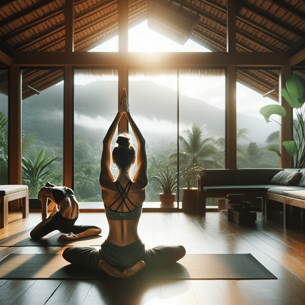 Les bienfaits du yoga galimard - crédits Dall E 3