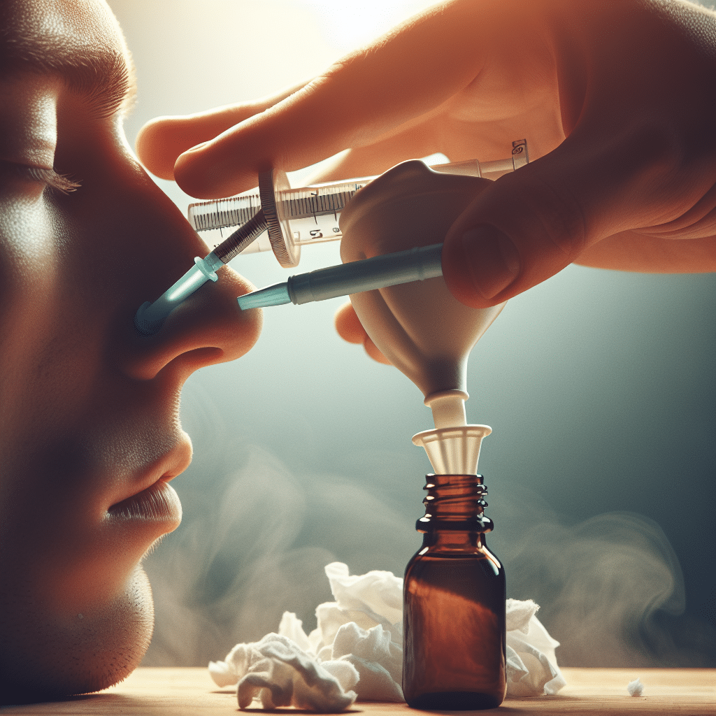 Comment faire un lavage de nez - crédits Dall E 3