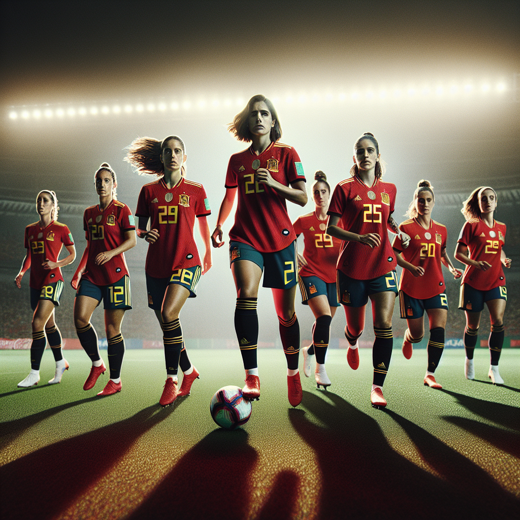 Équipe d'espagne féminine de football - crédits Dall E 3