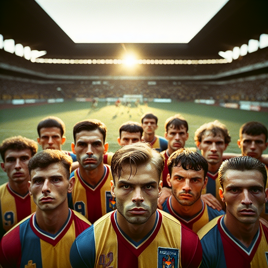 Équipe de moldavie de football - crédits Dall E 3