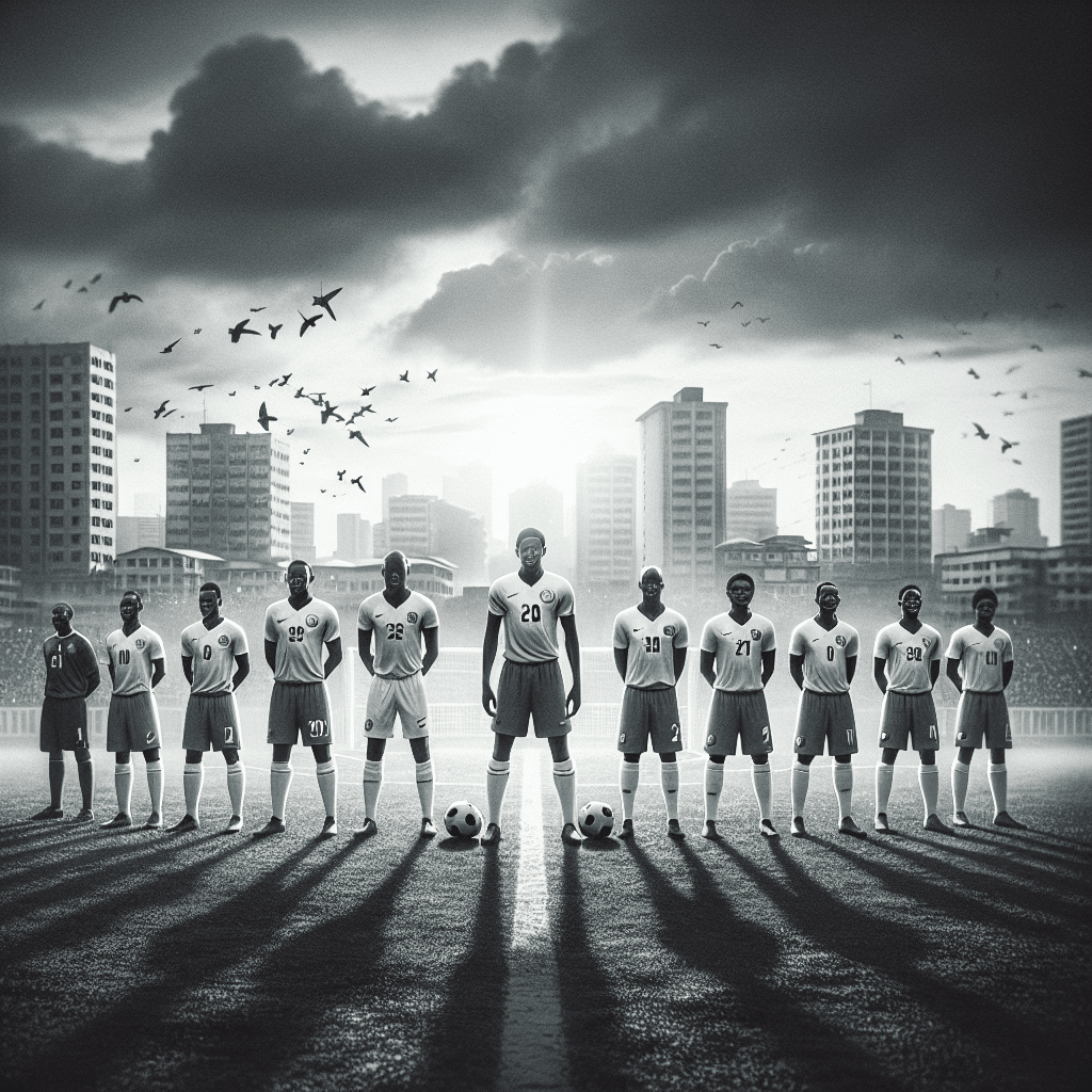 Équipe du liberia de football - crédits Dall E 3