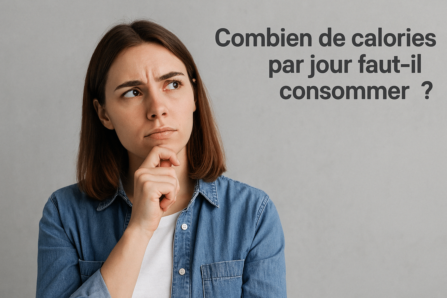 Combien de calories par jour faut-il consommer ?