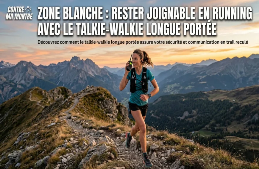Zone Blanche : Rester joignable en running avec le talkie walkie longue portée