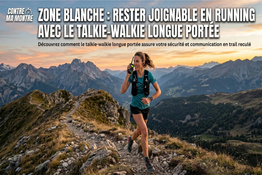 Zone Blanche : Rester joignable en running avec le talkie walkie longue portée